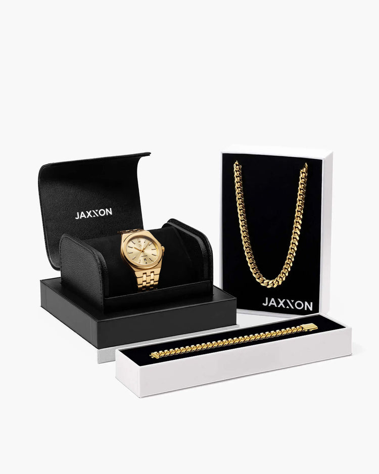 JX3 Watch + Cuban Set 8mm - JAXXON