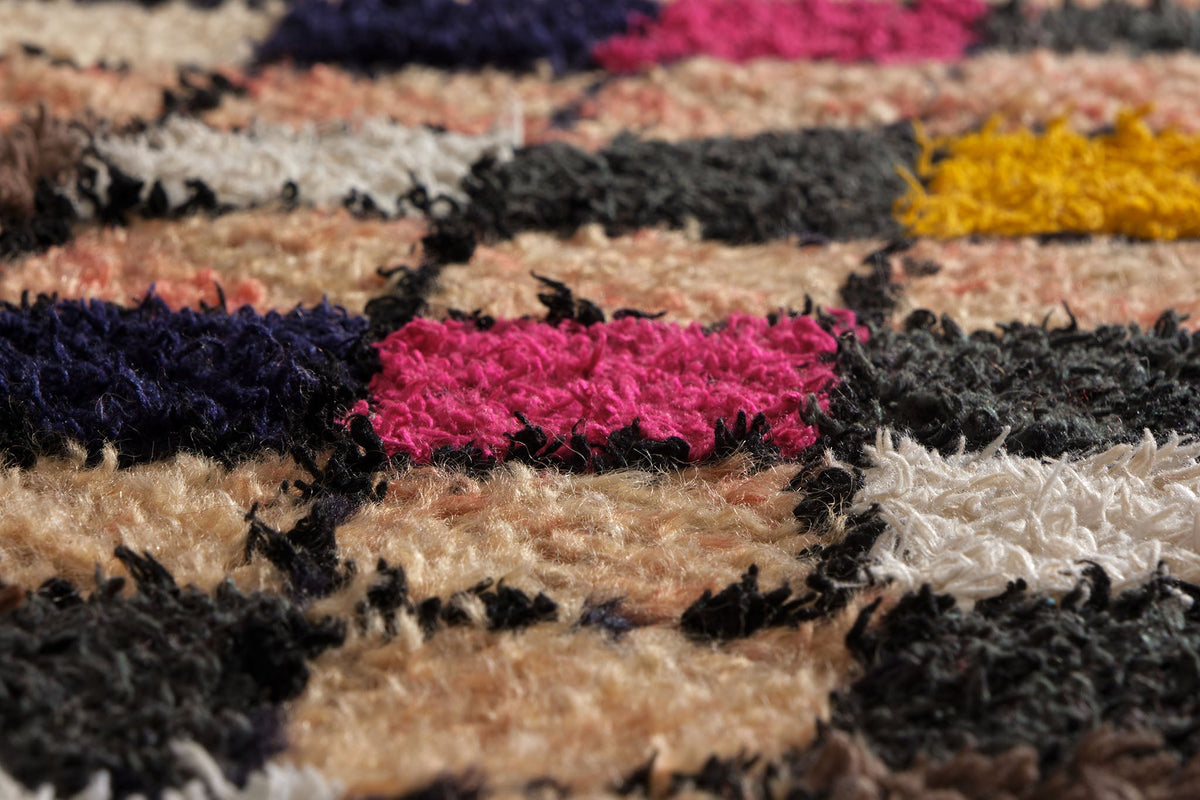 Vintage Moroccan Runner Rug Cazielu