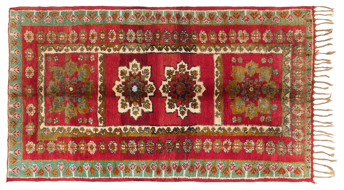 Vintage Moroccan Rug Zoravi