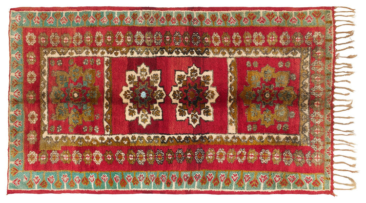 Vintage Moroccan Rug Zoravi