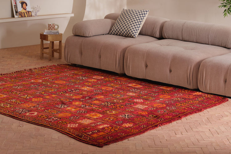 Vintage Moroccan Rug Velorae