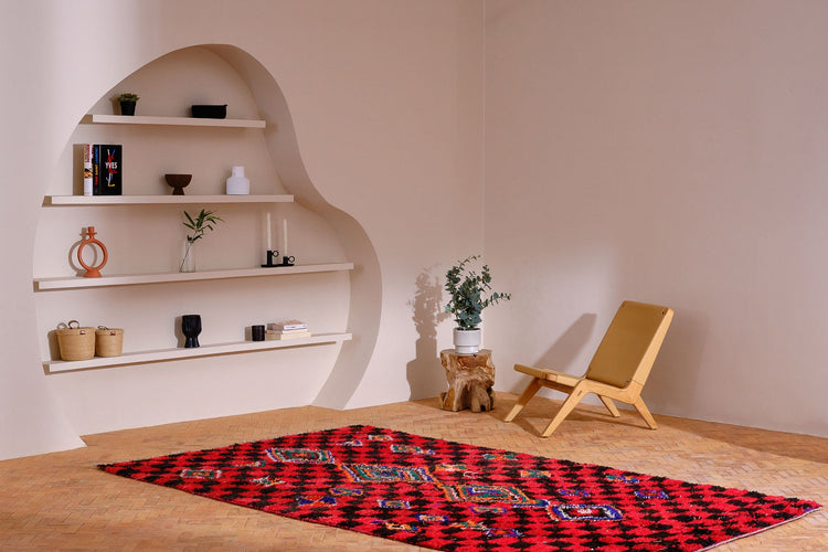 Vintage Moroccan Rug Lusillan