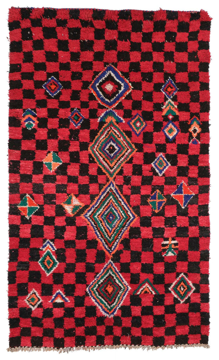Vintage Moroccan Rug Lusillan