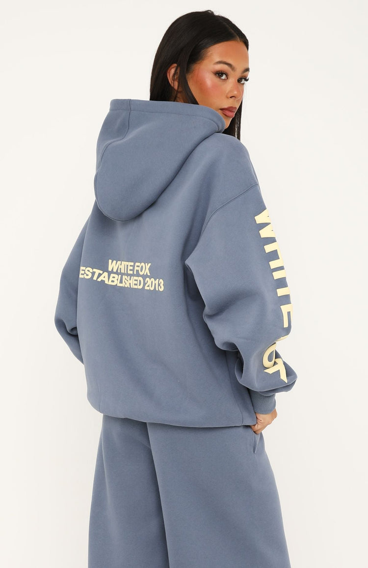 Higher Ground Zip Front Hoodie Ocean