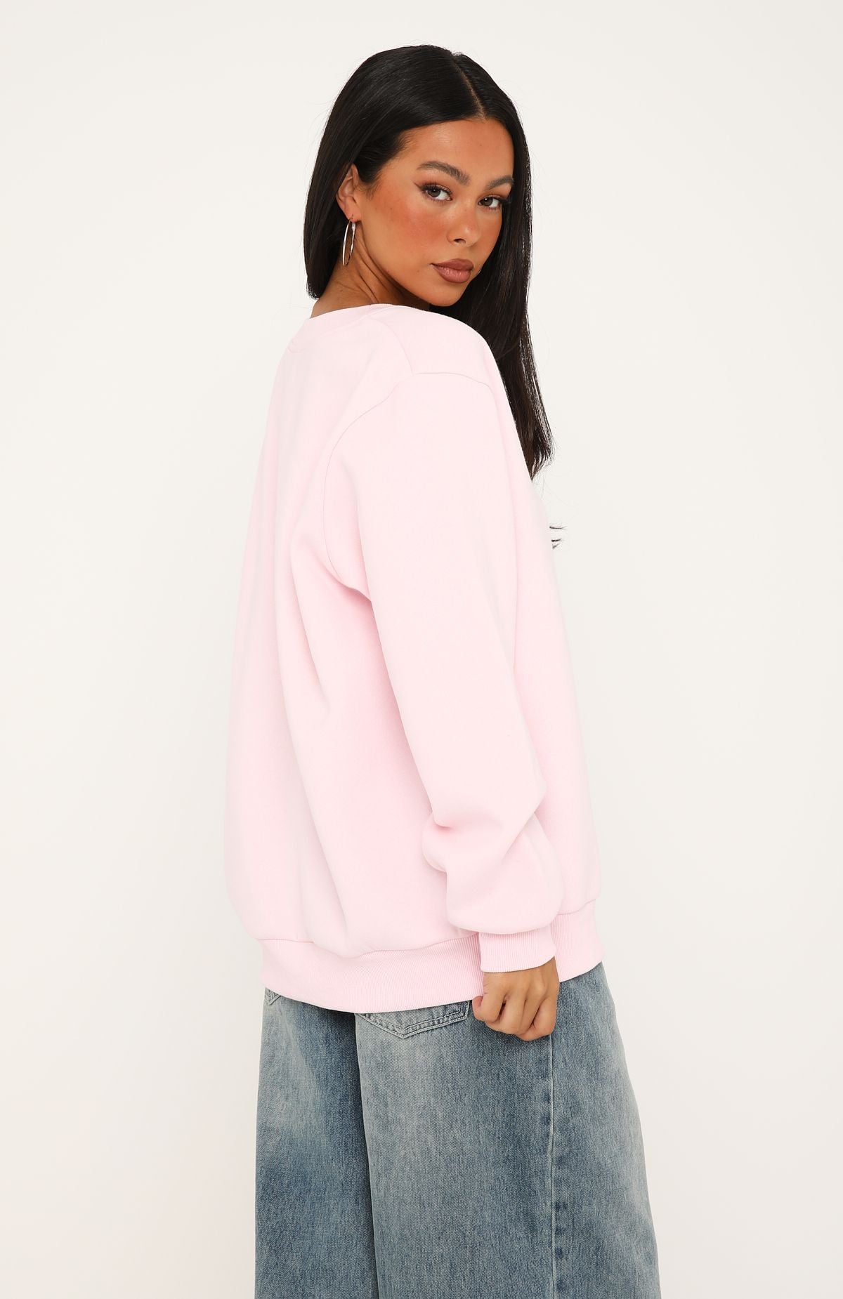 Give You A Break V Neck Oversized Sweater Posy