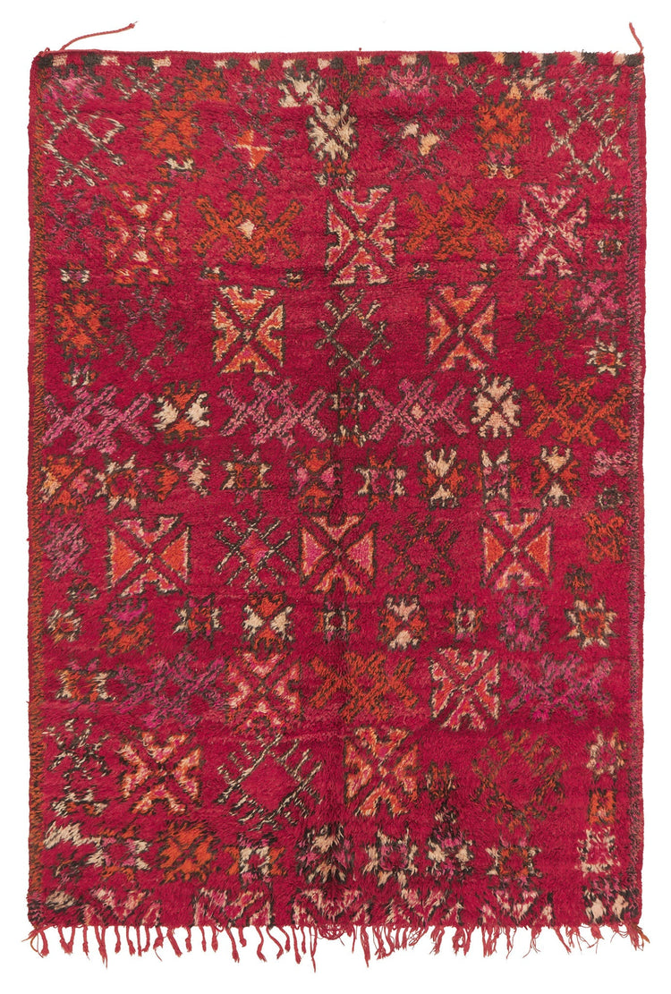 Vintage Moroccan Rug Delan