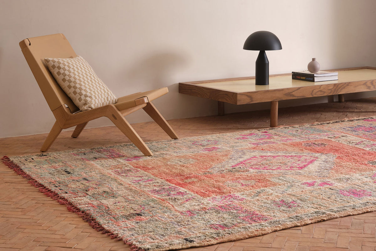Vintage Moroccan Rug Lyrian