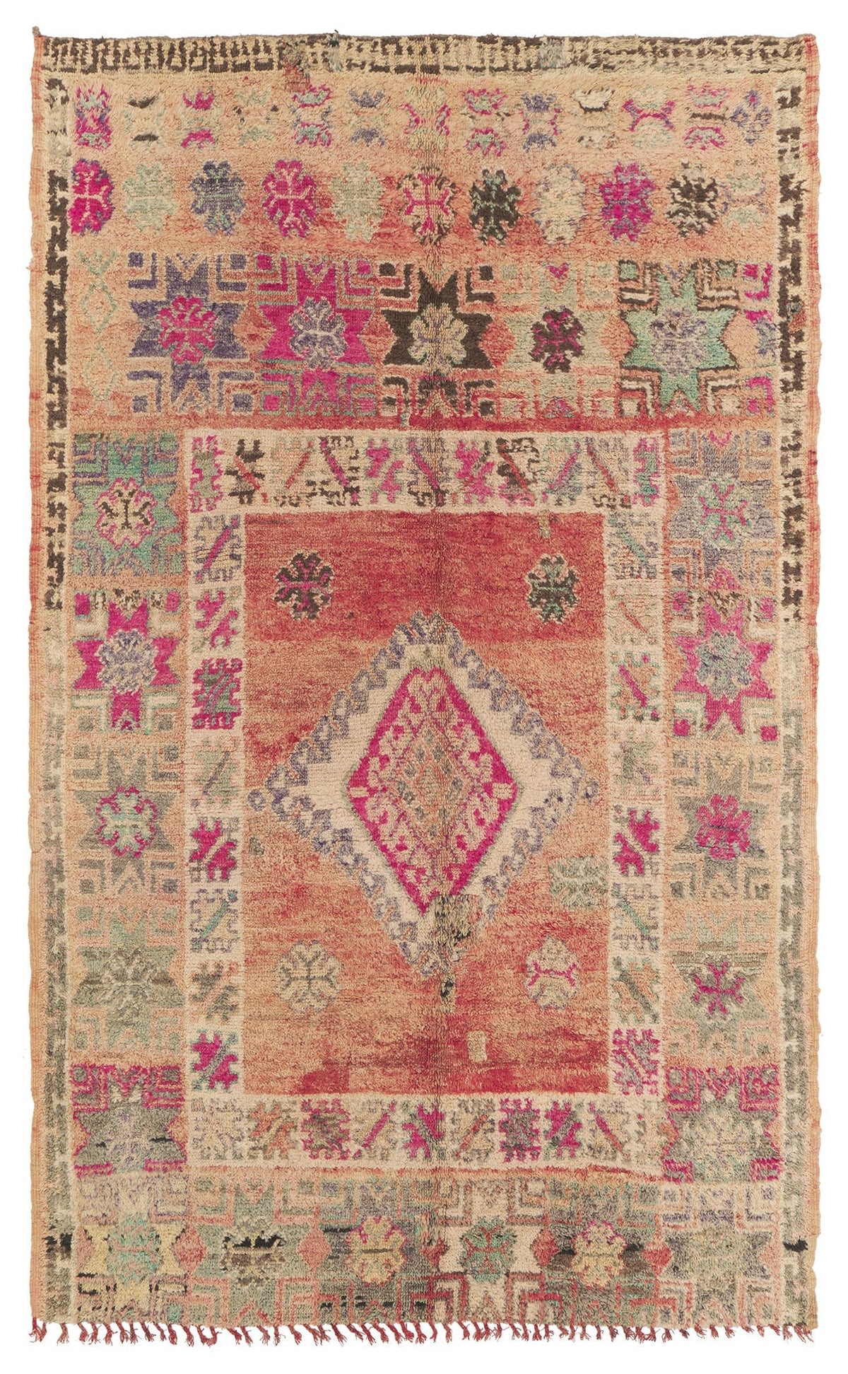 Vintage Moroccan Rug Lyrian