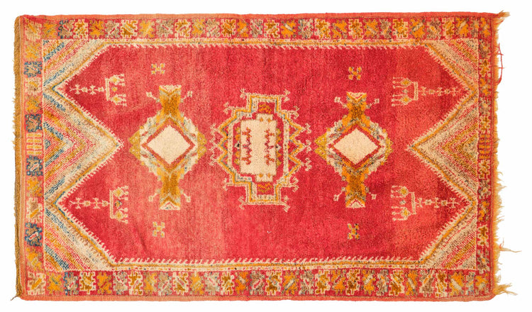 Vintage Moroccan Rug Dangeras