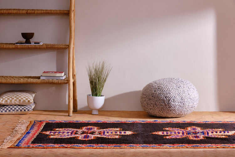 Vintage Moroccan Rug Haikel