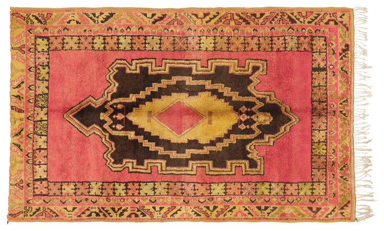 Vintage Moroccan Rug Zyrial