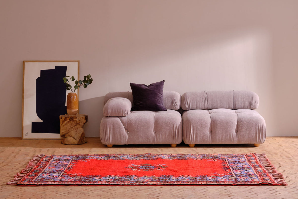 Vintage Moroccan Rug Fehrat