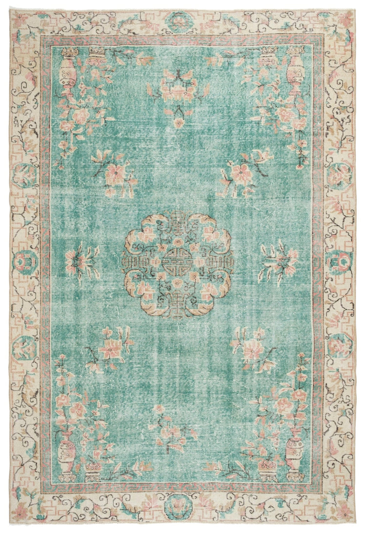 Vintage Distressed Rug Besmir
