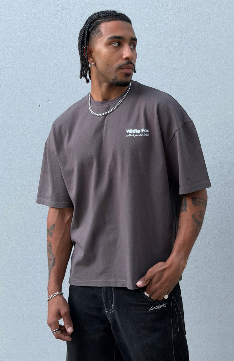 Made For The Heat Oversized Tee Charcoal