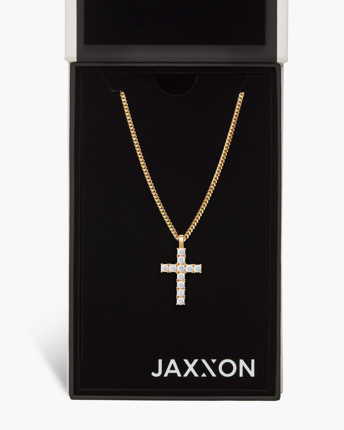 Micro Studded Cross Pendant - JAXXON