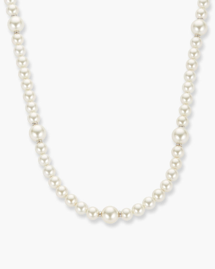 Women’s Offset Pearl Necklace - JAXXON