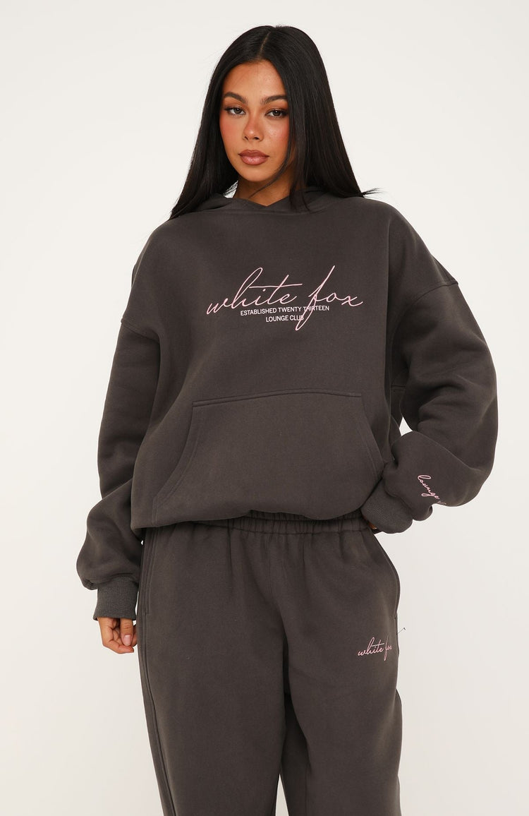 Know What You Want Oversized Hoodie Volcanic