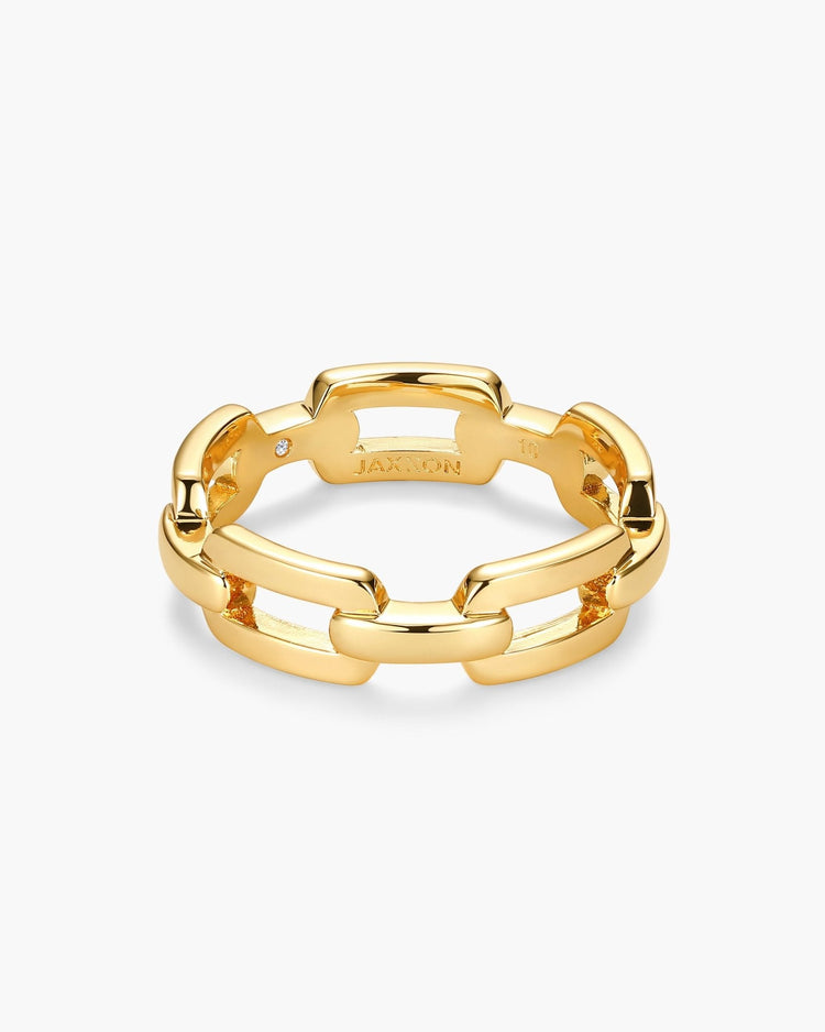 Women's Paperclip Ring Gold - JAXXON