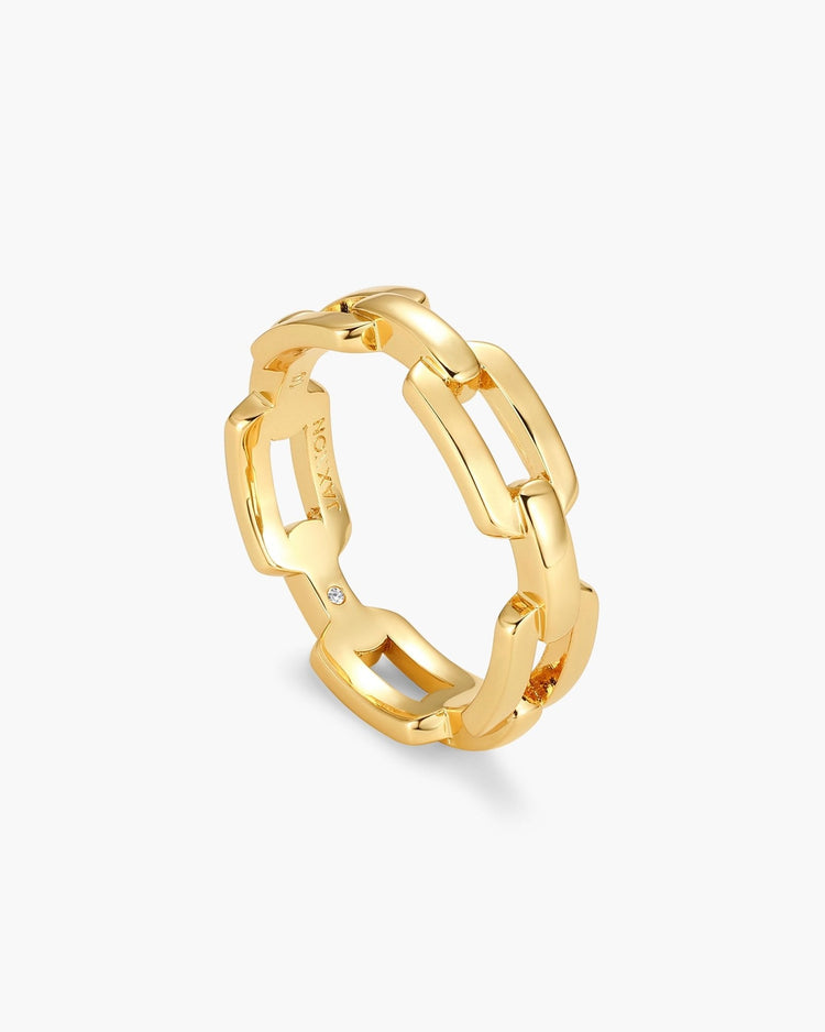 Women's Paperclip Ring Gold - JAXXON