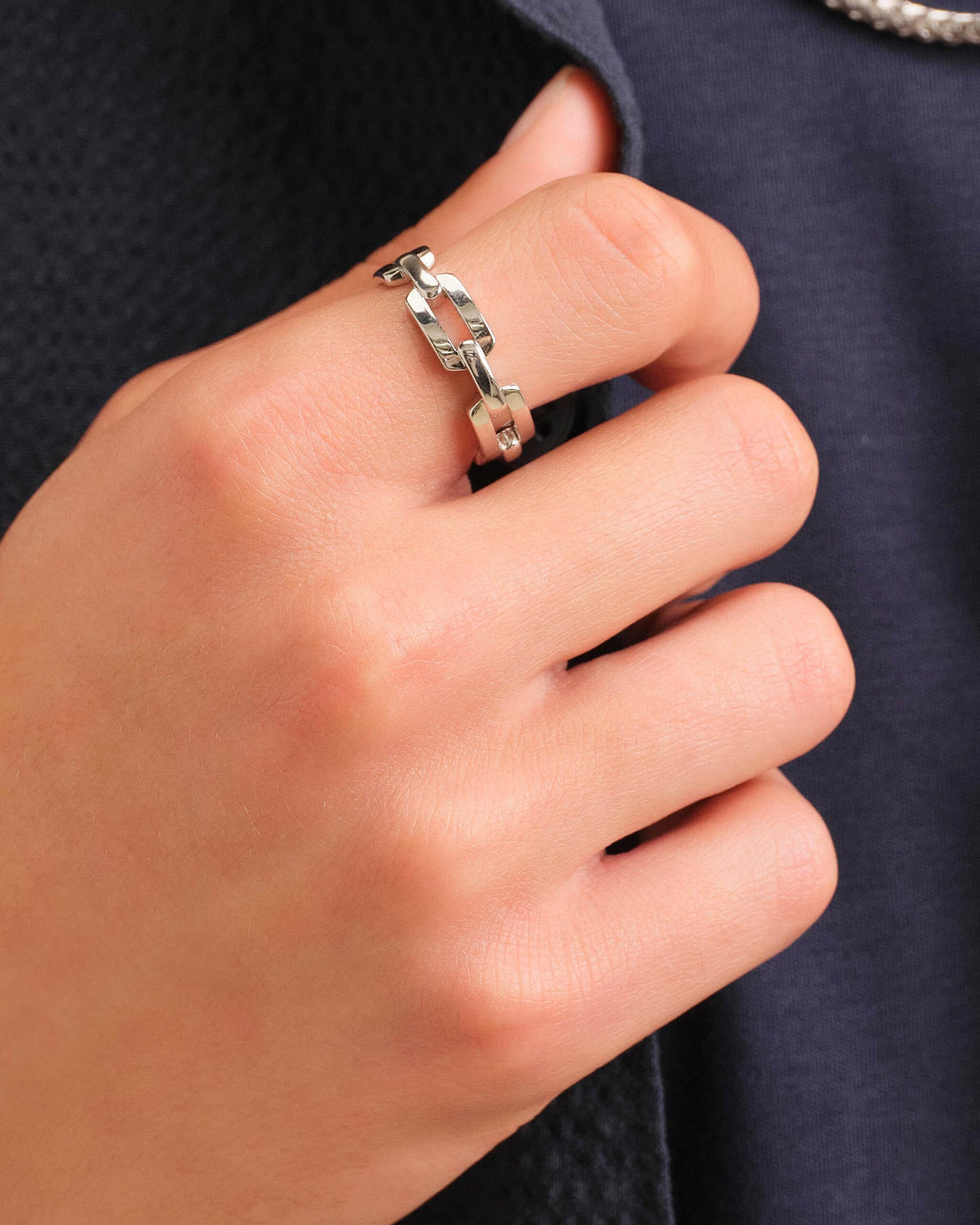 Paperclip Ring Silver - JAXXON