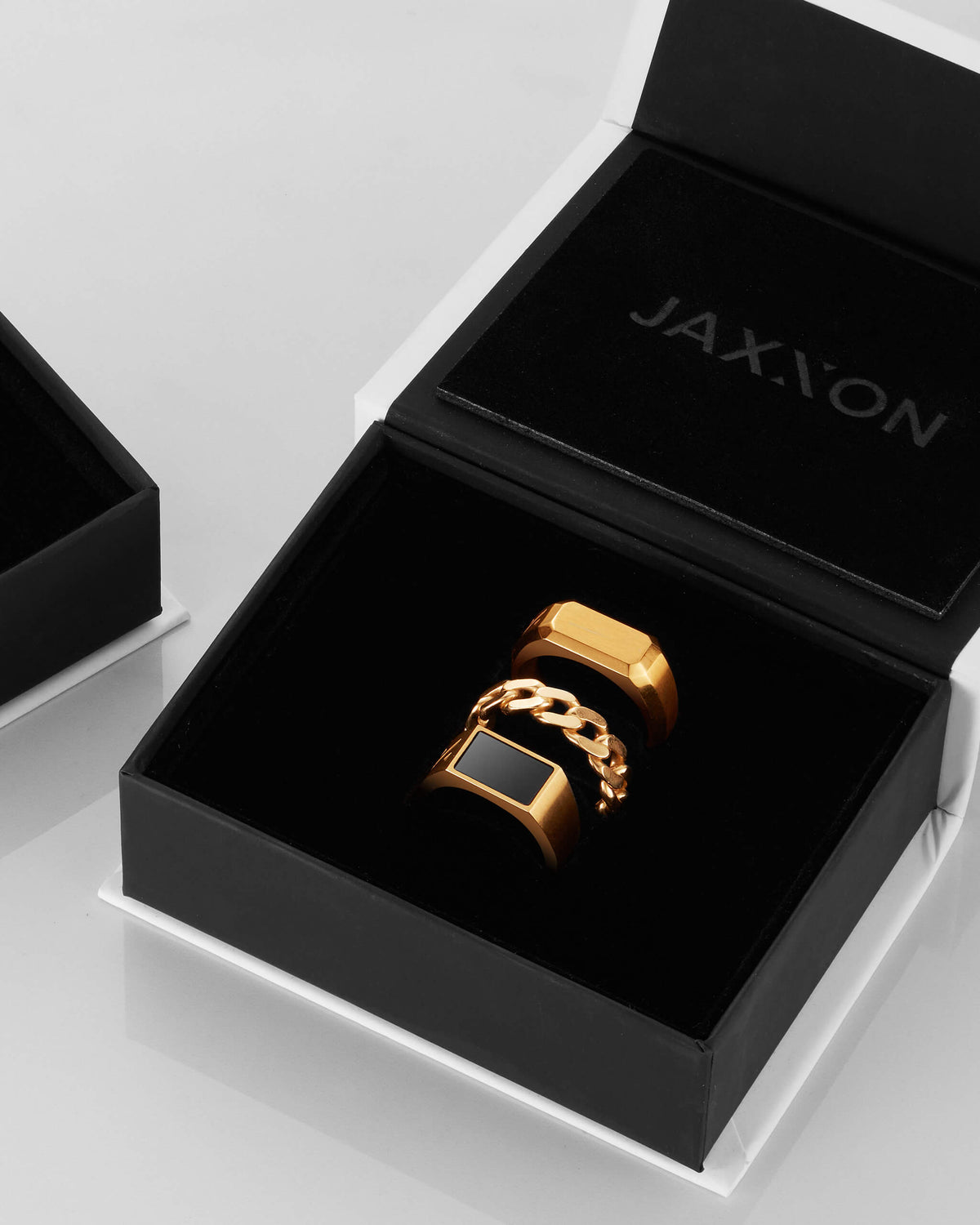 Cuban Link Ring Gold - JAXXON