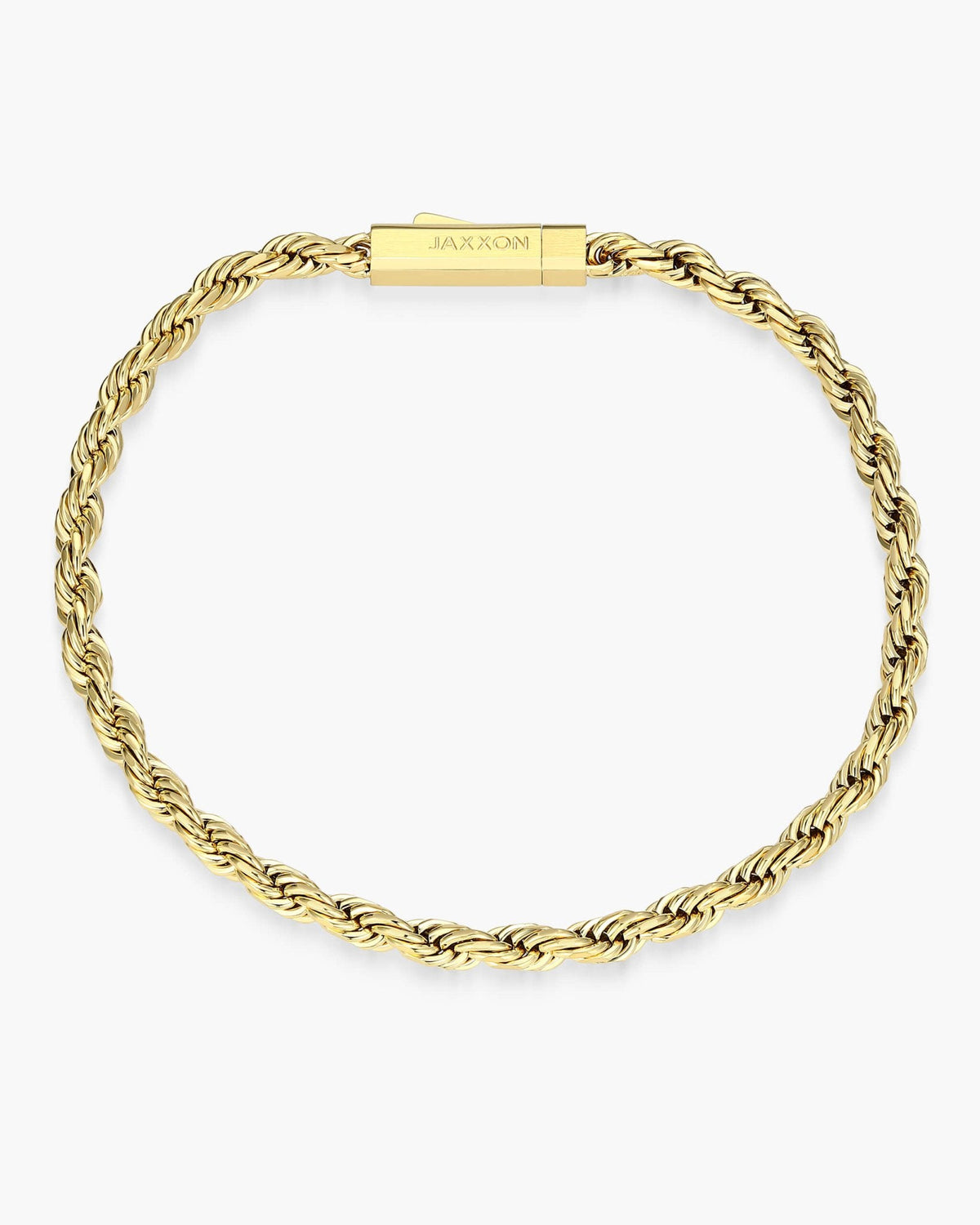 Women's Cuban + Rope Bracelet Stack - JAXXON