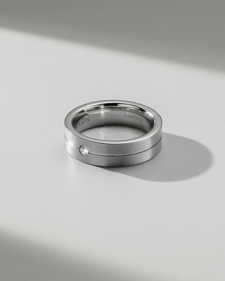 Single Stone Comfort Fit Band 7mm - JAXXON