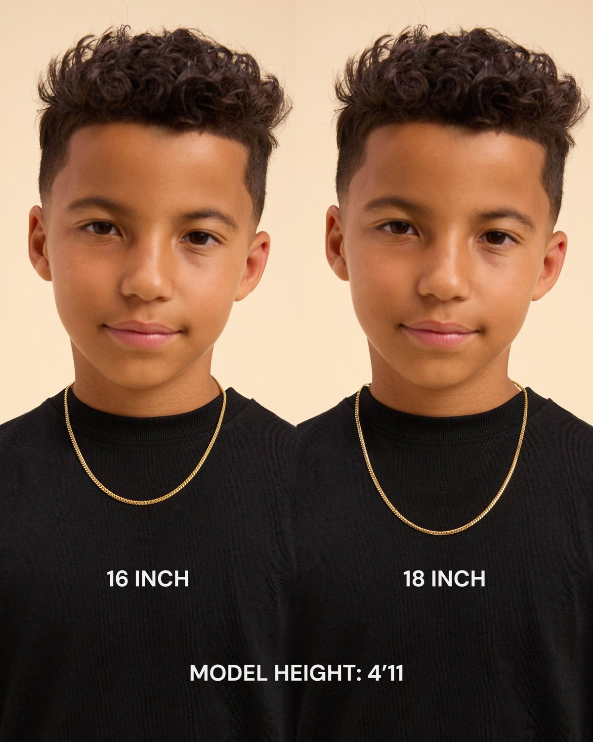Youth Cuban Link Chain 3mm - JAXXON