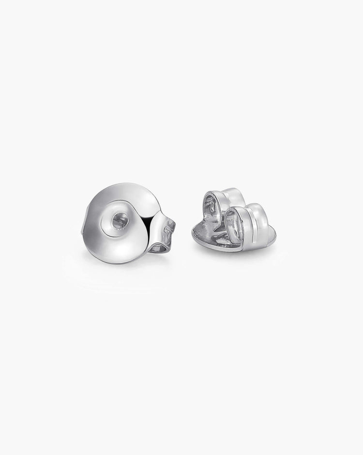 Square Stud Earrings Silver - JAXXON