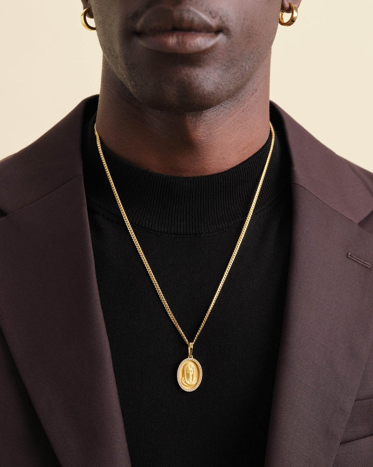 Studded St. Mary Pendant - JAXXON