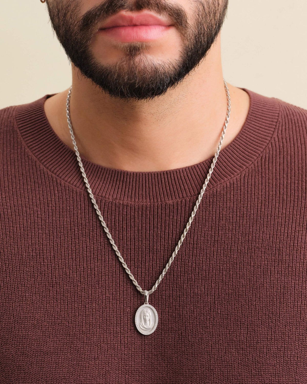 Studded St. Mary Pendant - JAXXON