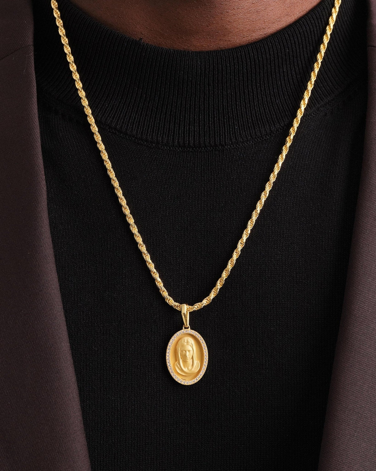 Studded St. Mary Pendant - JAXXON