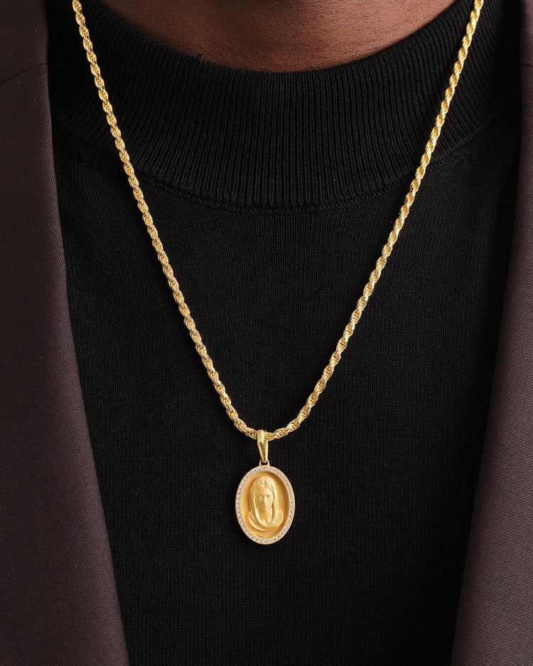 Studded St. Mary Pendant - JAXXON