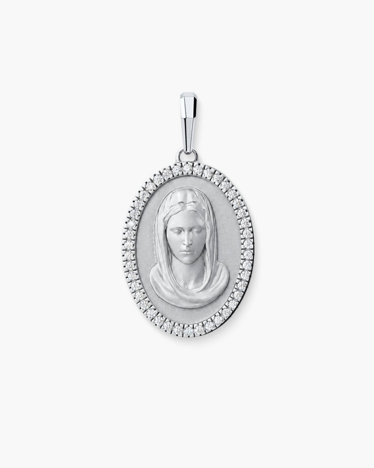 Studded St. Mary Pendant