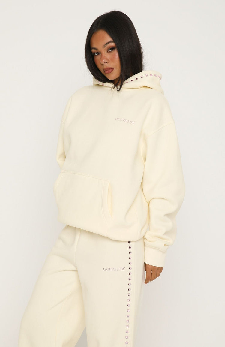 Shining Moment Oversized Hoodie Cream