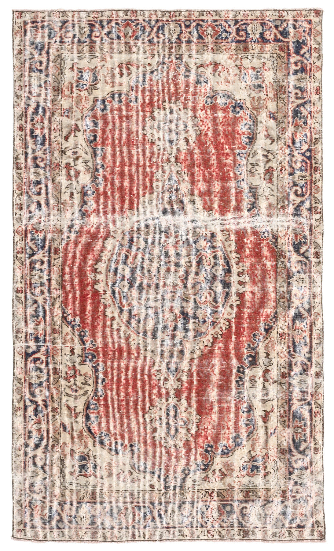 Vintage Distressed Rug Nicanora