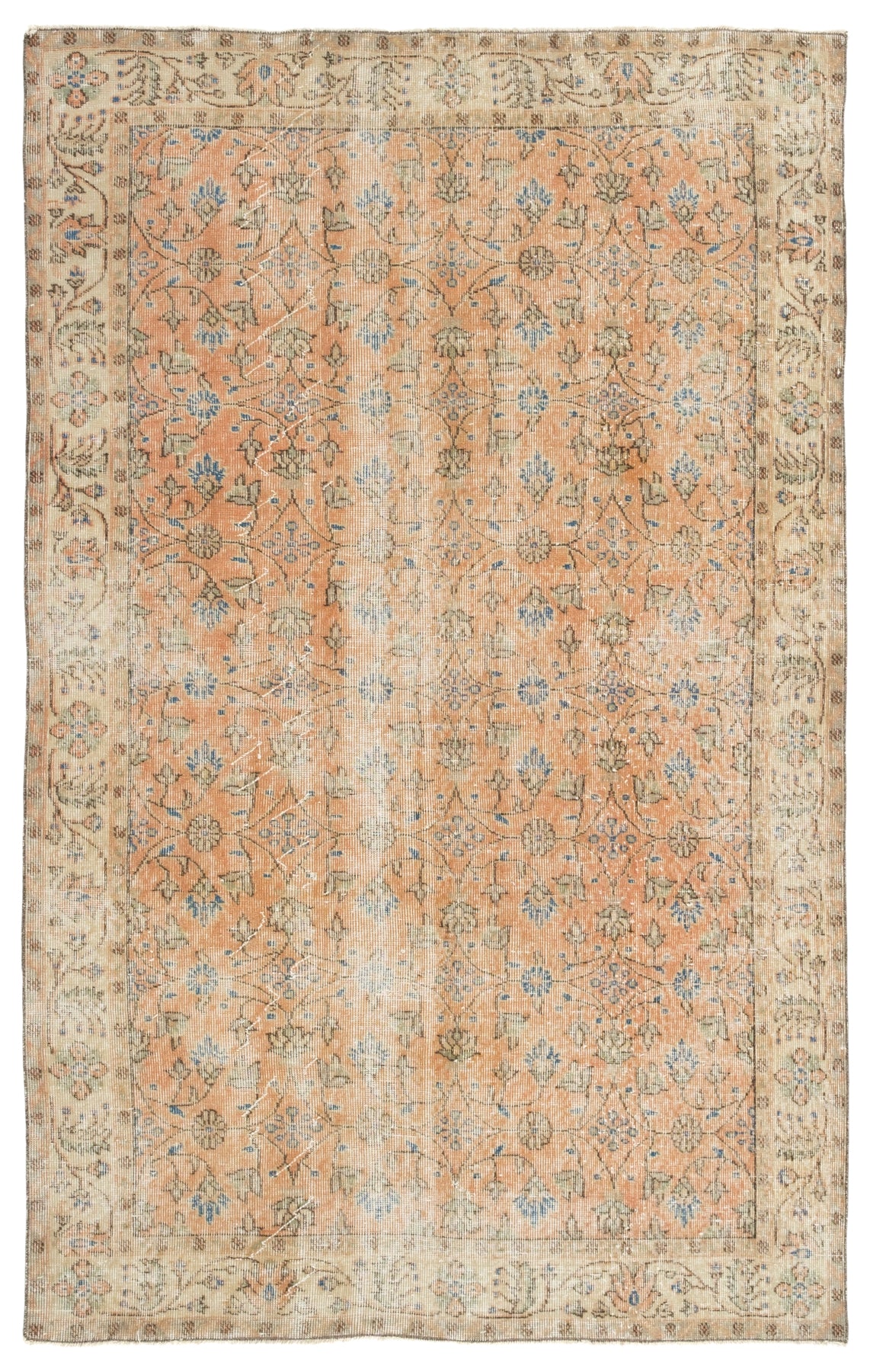 Vintage Distressed Rug Nazanin