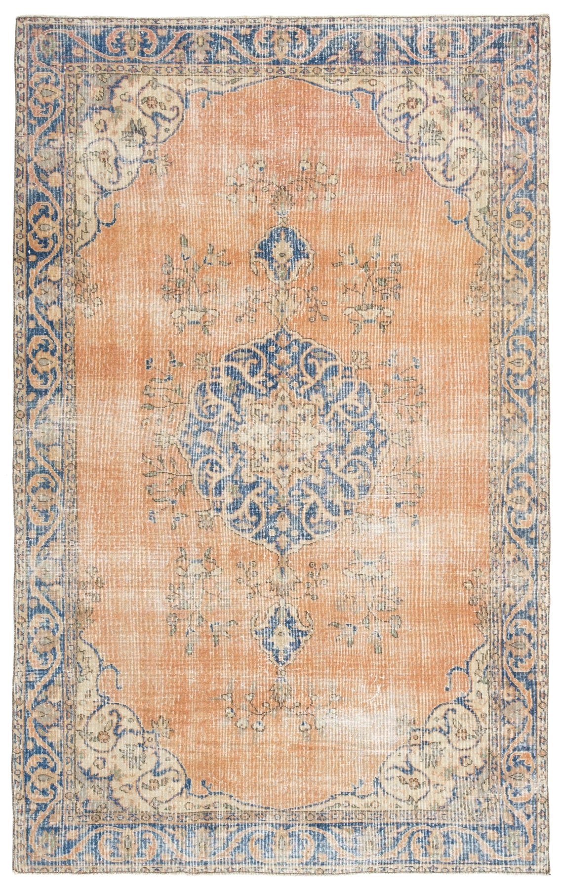 Vintage Distressed Rug Orxan