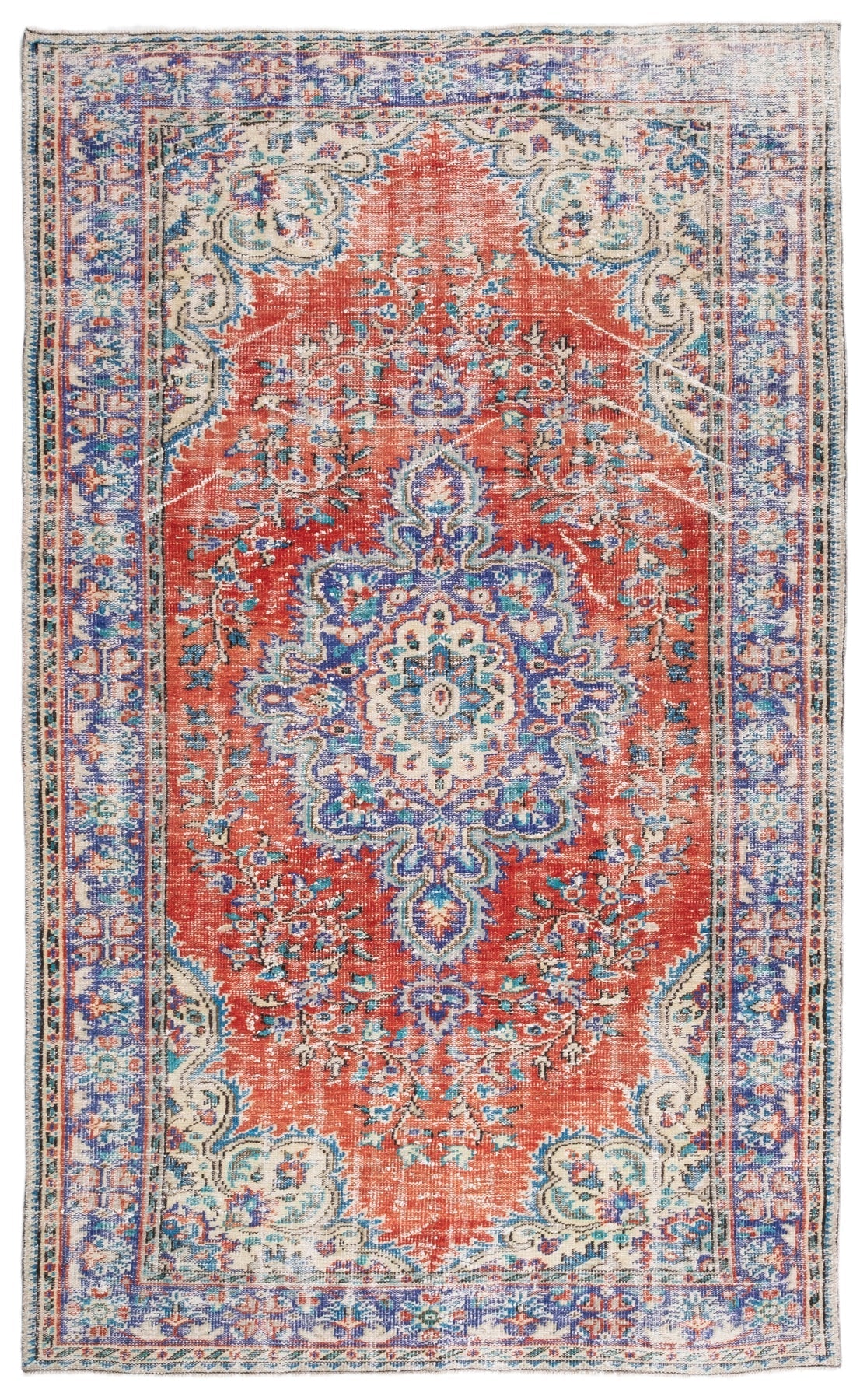 Vintage Distressed Rug Alenya