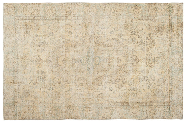 Vintage Distressed Rug Humam