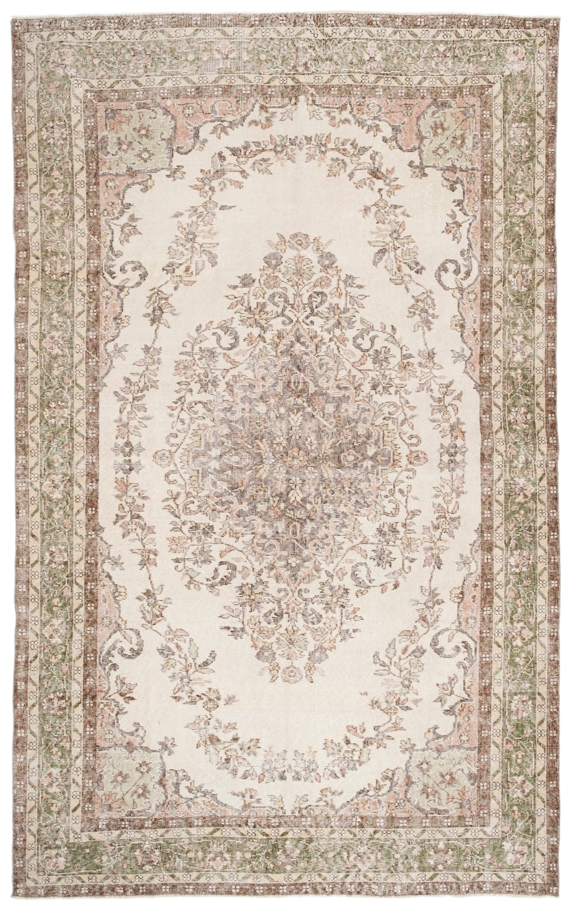 Vintage Distressed Rug Valrois