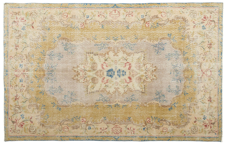 Vintage Distressed Rug Sevli