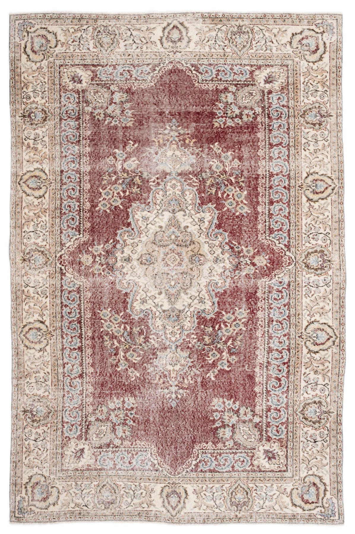 Vintage Persian Rug Confi