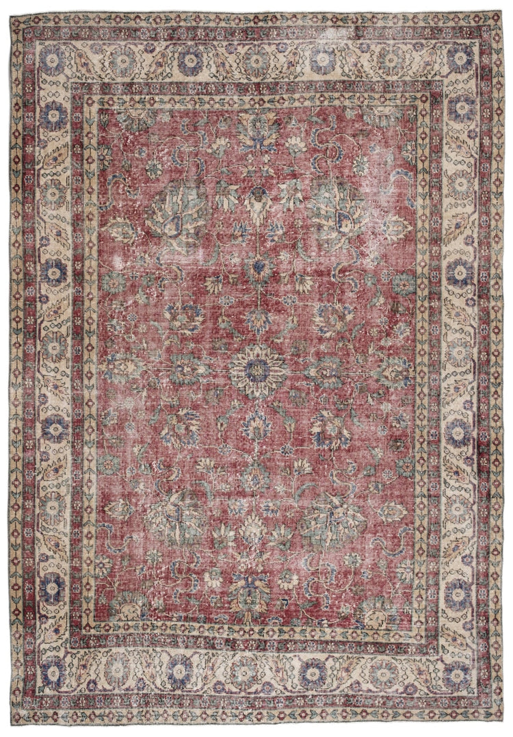 Vintage Distressed Rug Belris