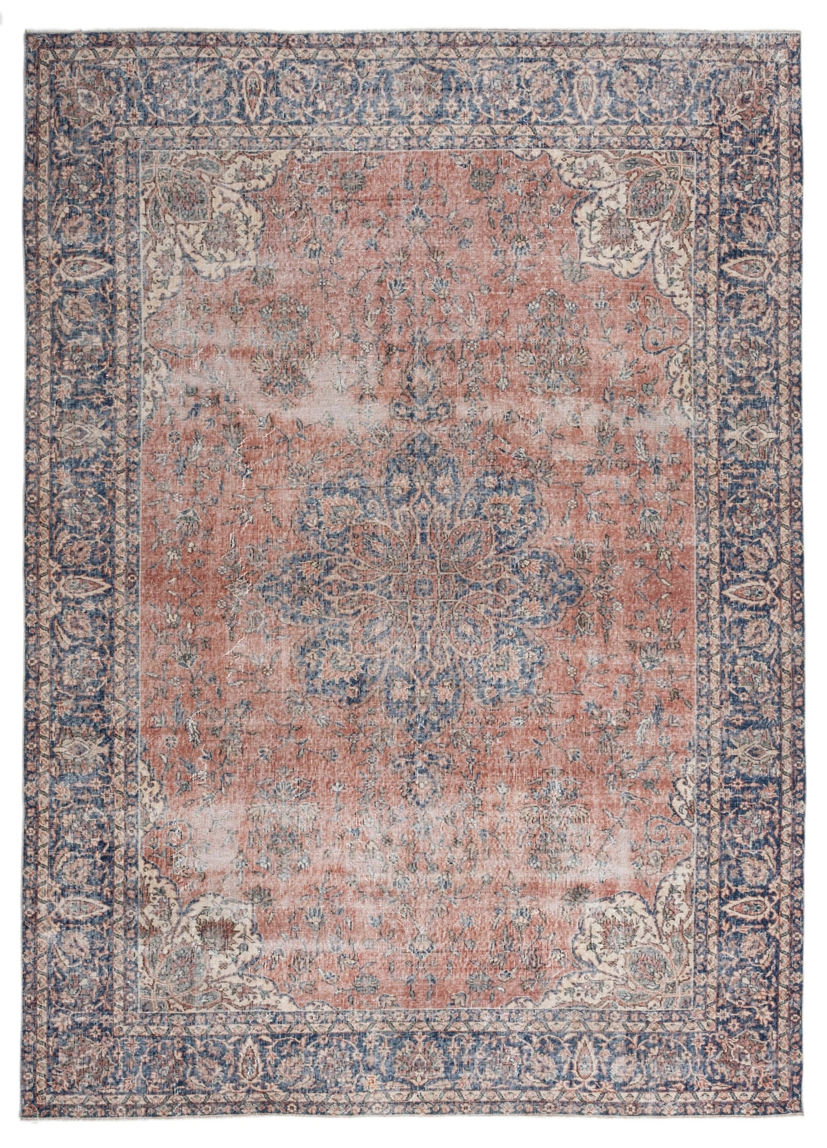 Vintage Distressed Rug Delsar