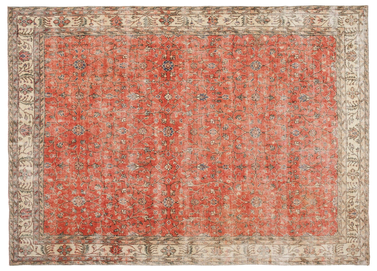 Vintage Distressed Rug Gunju