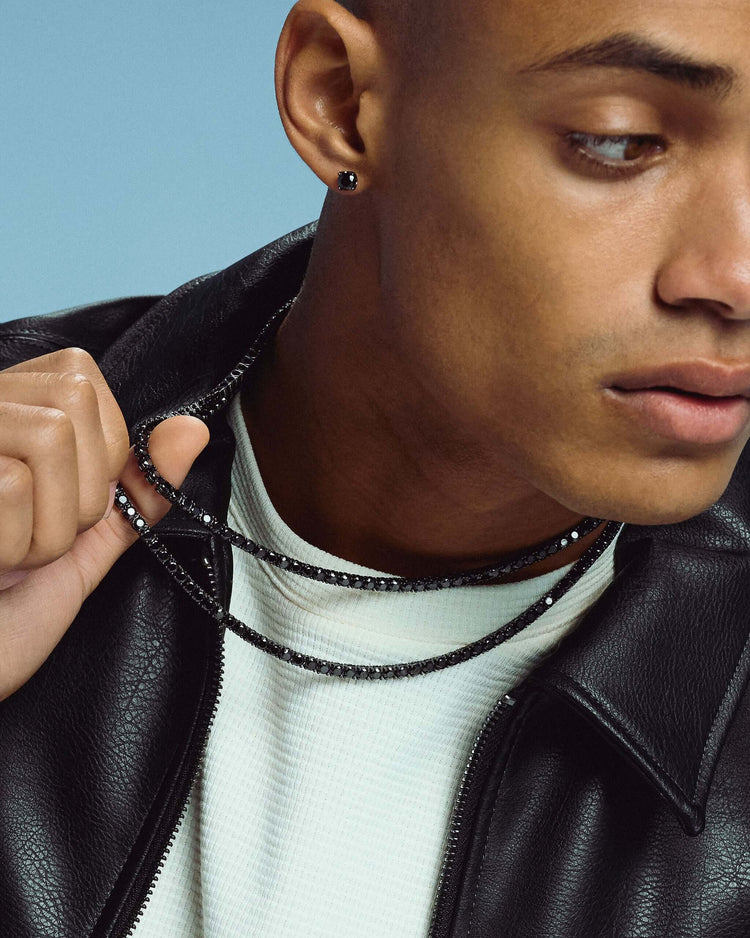 Tennis Chain Stack Round Cut - JAXXON