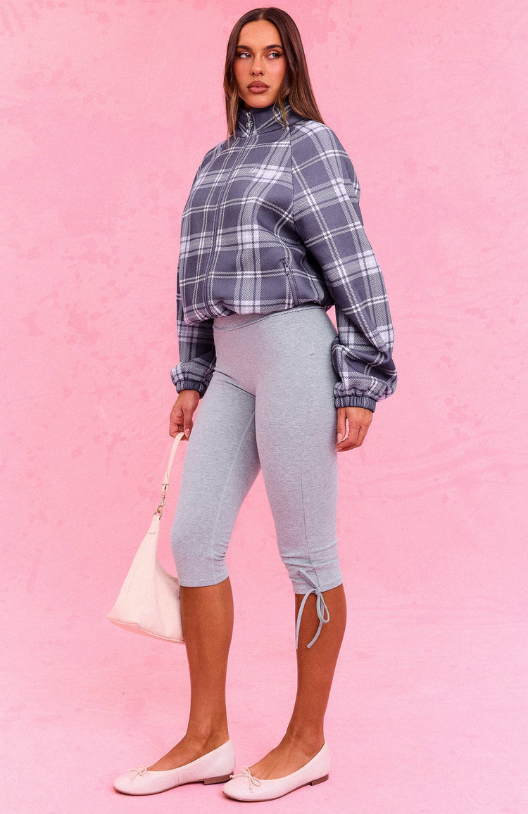 The Social Club Bianca Capri Pants Grey Marle