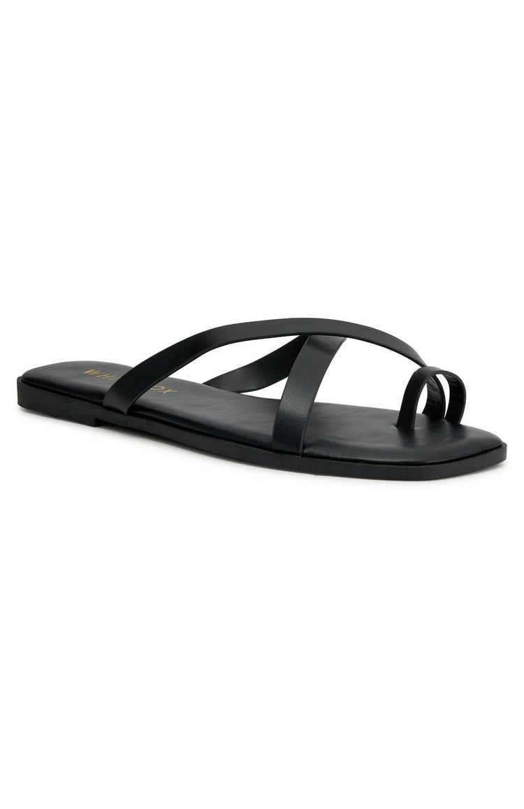 Reggie Slides Black PU