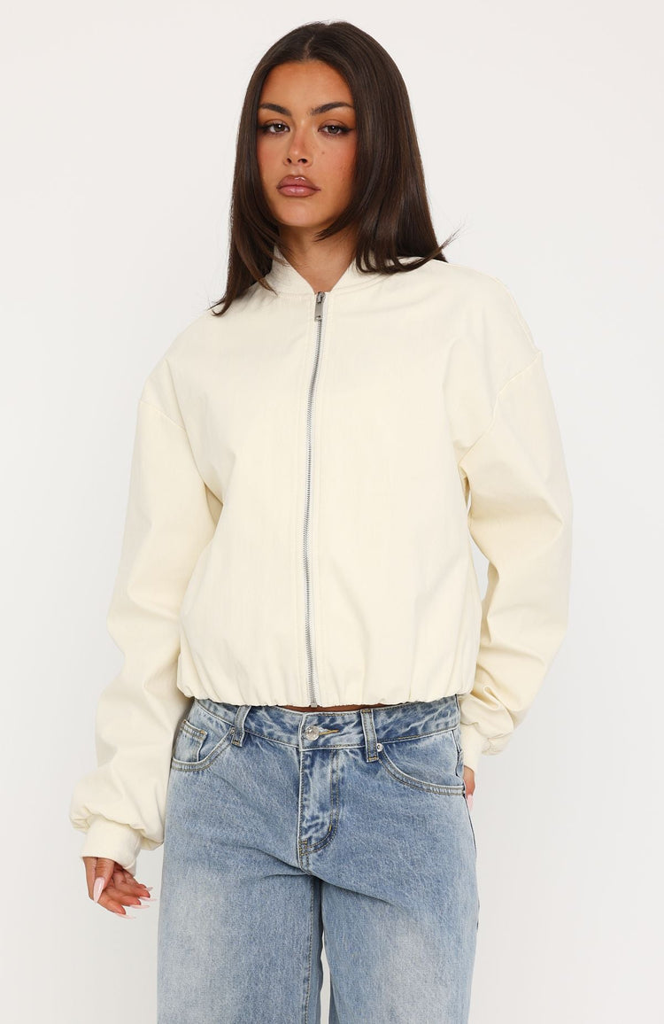 Thora Bomber Jacket Cream